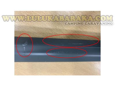 Perfil PVC gris oscuro antigolpes (RASTRO)